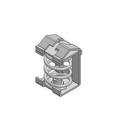 SK 4-13.5 mm EMC schermklem, schroefmontage M4