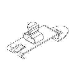 SF/SKL 1.5-3 mm EMC shield clamp for 35mm DIN rails(H)