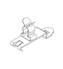 SF/SKL 8-11 mm EMC shield clamp for 35mm DIN rails(H)