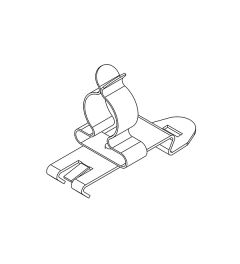 SF/SKL 11-17 mm EMC shield clamp for 35mm DIN rails(H)