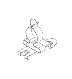 SF/SKL 17-22 mm EMC shield clamp for 35mm DIN rails(H)