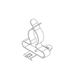 SF/SKL 30-38 mm EMC shield clamp for 35mm DIN rails(H)