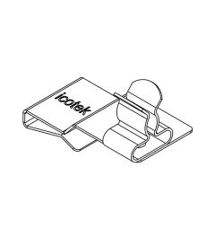 PFS2/SKL 02 EMC shield clamp(2x) for 10×3mm busbars