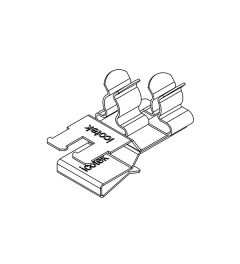 PFSZ2/SKL 32 EMC shield clamp(2x) for 10×3mm busbars