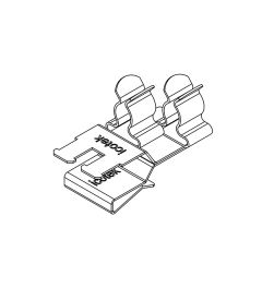 PFSZ2/SKL 33 EMC shield clamp(2x) for 10×3mm busbars