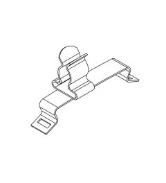 SFS/SKL 6-8 mm EMC shield clamp for 35mm DIN rails(H)