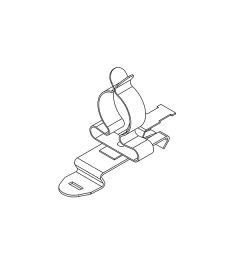 SFZ/SKL 17-22 mm EMC schermklem voor 35mm DIN-rails(H)