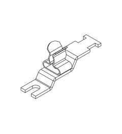 LFZ-U4/SKL 3-6 mm EMC schermklem, schroefmontage M4