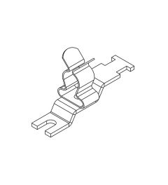 LFZ-U4/SKL 8-11 mm EMC schermklem, schroefmontage M4