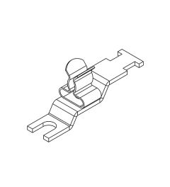 LFZ-U5/SKL 3-6 mm EMC schermklem, schroefmontage M5