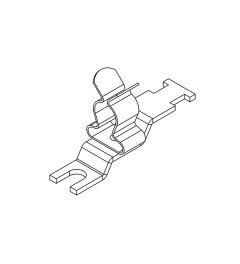 LFZ-U5/SKL 8-11 mm EMC schermklem, schroefmontage M5