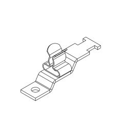 LFZ/SKL 3- 6 mm EMC schermklem, schroefmontage M4