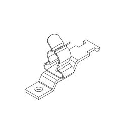 LFZ/SKL 8-11 mm EMC schermklem, schroefmontage M4