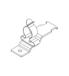 LFZ/SKL 11-17 mm EMC schermklem, schroefmontage M4