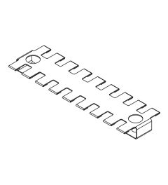 ZL 140/SB-EMC-2 EMC screen pl. for strain relief pl., 2xrow