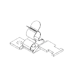 LFZ-M/MSKL 3-12 mm EMC shield clamp, screw mounting M6