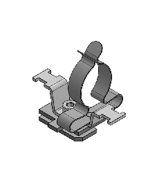 SC/LF2Z/SKL 22-30 mm EMC shield clamp for 30mm C-rail