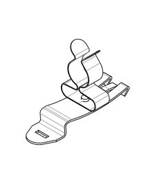 SF/MSKL 8-18 mm EMC schermklem voor 35mm DIN-rails(H)