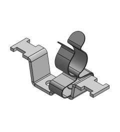 LF2Z-M/MSKL 8-18 mm EMC schermklem, schroefbevestiging M4