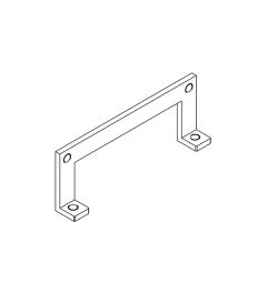 KEL-EMC-PF 10 EMC kabel verzamelaar, beugel uitvoering