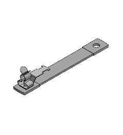 MB100/10/M6+M4 earth litz wire 100mm, 10mm², M6+M4