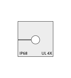 KT 5 CR cable grommet, small, 5-6mm, gray