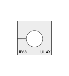 KT 10 CR cable grommet, small, 10-11mm, gray