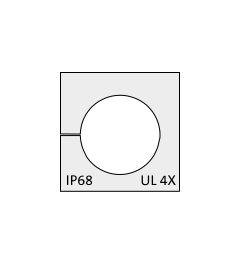 KT 14 CR cable grommet, small, 14-15mm, gray