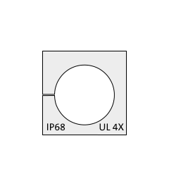 KT 15 CR cable grommet, small, 15-16mm, gray