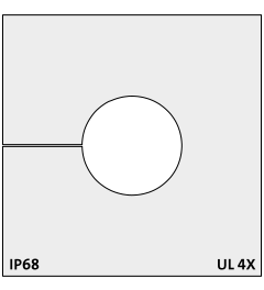 KT 16 CR (S)VOC cable grommet, large, 16-17mm, gray