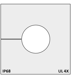 KT 17 CR (S)VOC cable grommet, large, 17-18mm, gray