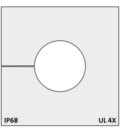 KT 18 CR (S)VOC cable grommet, large, 18-19mm, gray