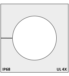 KT 27 CR (S)VOC cable grommet, large, 27-28mm, gray