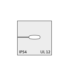 KT Tele1 - RJ12 cable grommet, small