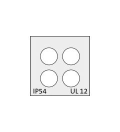 DT7 kabel tule, klein, multi-membraan, grijs