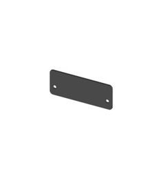 BPM-E3 sheet steel blind plate, screw mounting