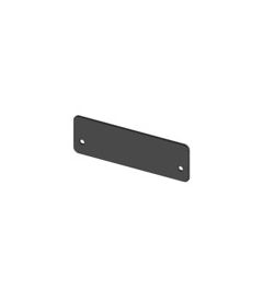 BPM-E4 blind plate sheet steel, screw mounting