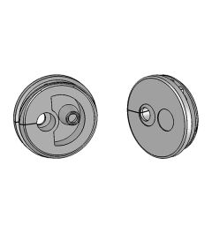 KEL-QTE 20/4 cable entry plate, plug, wall 1.5-2.5mm, gray