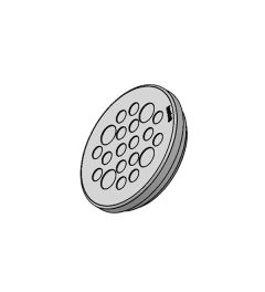 KEL-DP 50/20 A cable entry plate, plug, wall 1.5-2.5mm, gray