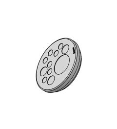 KEL-DP 50/11 A cable entry plate, plug, wall 1.5-2.5mm, gray