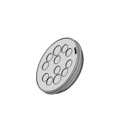 KEL-DP 50/12 B cable entry plate, plug, wall 2.8-4mm, gray