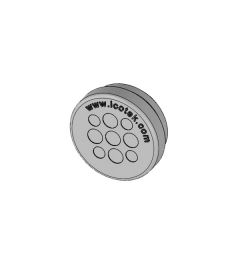 KEL-DP 20/9 A cable entry plate, plug, wall 1.5-2.5mm, gray