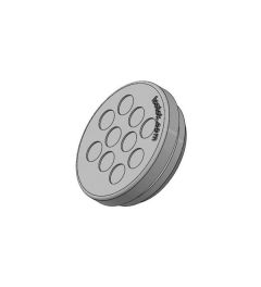 KEL-DP 32/10-2 A cable entry plate, plug,wall 1.5-2.5mm,gray