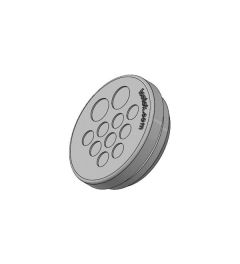 KEL-DP 32/11 A cable entry plate, plug, wall 1.5-2.5mm, gray