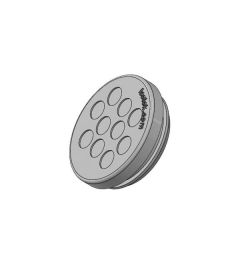 KEL-DP 32/10-2 B cable entry plate, plug, wall 2.8-4mm, gray