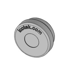 KEL-DP 16/1 A cable entry plate, plug, wall 1.5-2.5mm, gray