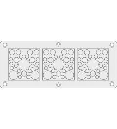 KEL-DPZ-KX/KL 72 cable entry plate Rittal, gray