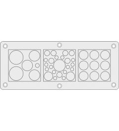 KEL-DPZ-KX/KL 39 cable entry plate Rittal, gray