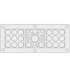 KEL-DPZ-KX/KL 42 cable entry plate Rittal, gray