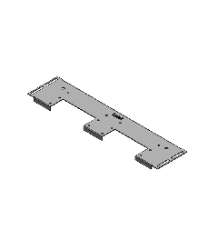 KDR-VX25 - 1000/2 (438) 2-piece base plate Rittal, KEL